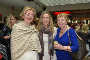 EE socials 19/11/2016.Ten Year Anniversary lunch at The Clarion Hotel on November 19th. The Emer Casey Foundation is a Cork based ovarian cancer charity which has worked to spread awareness of ovarian cancer as well as improving research and medical care for the past ten years.Fermoy ladies Maureen Condon, Joanne Condon and Marjorie Moran at the lunch.Pic; Larry Cummins