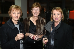 EE socials 19/11/2016.Ten Year Anniversary lunch at The Clarion Hotel on November 19th. The Emer Casey Foundation is a Cork based ovarian cancer charity which has worked to spread awareness of ovarian cancer as well as improving research and medical care for the past ten years.Youghal ladies Joan Collins and Margaret Kenneally and Mary Barry-O'Driscoll, Rochestown.Pic; Larry Cummins